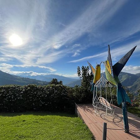 Premium Holiday Cabin - Spectacular Tungurahua Volcano View Banos  Bagian luar foto