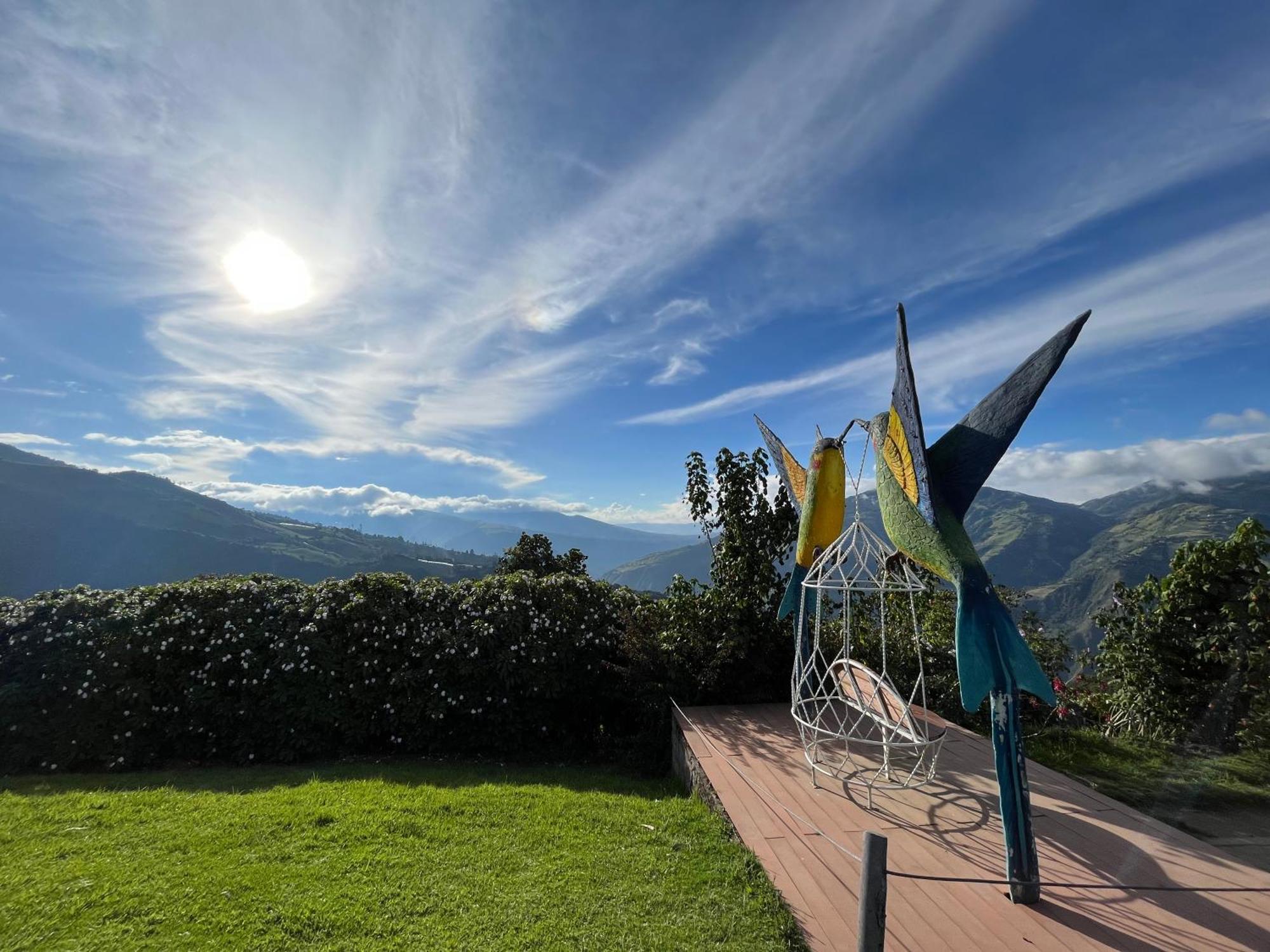 Premium Holiday Cabin - Spectacular Tungurahua Volcano View Banos  Bagian luar foto